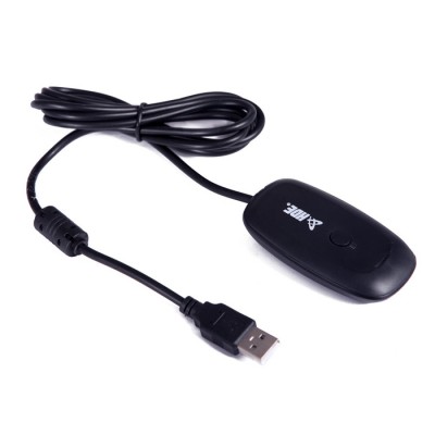 HDE USB Xbox 360 Wireless Receiver for Windows PC Controller to Computer Gaming Platform Adapter